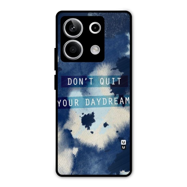 Dont Quit Metal Back Case for Redmi Note 13 5G