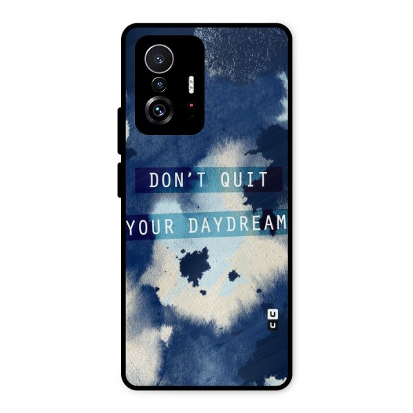 Dont Quit Metal Back Case for Xiaomi 11T Pro