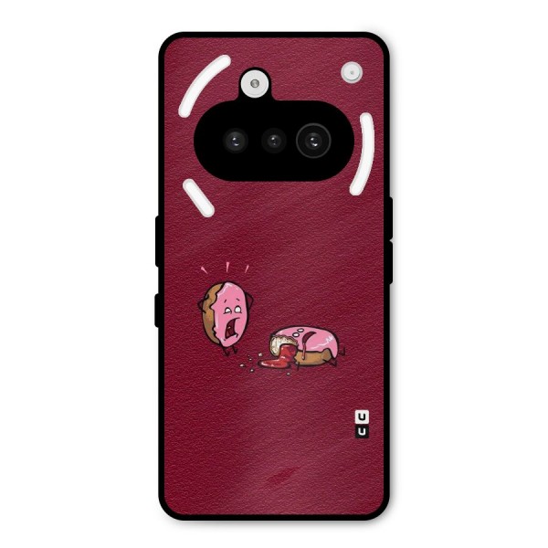 Donut Murder Metal Back Case for Nothing Phone 3a