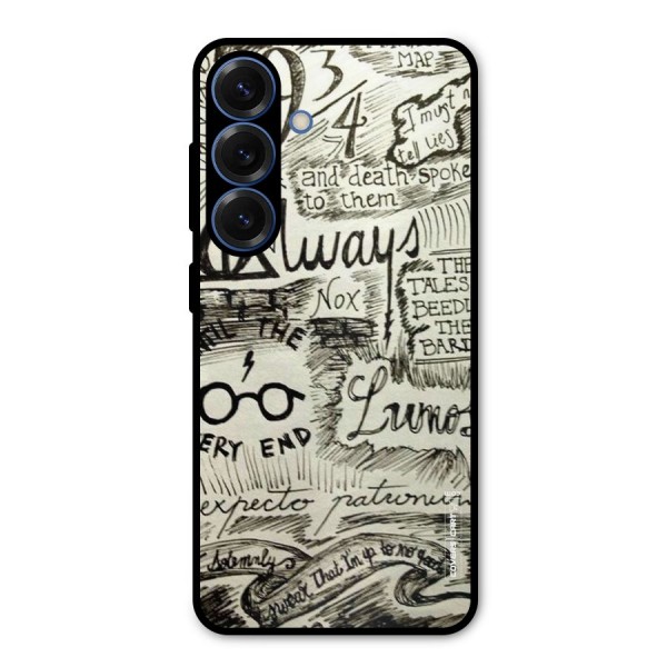 Doodle Art Metal Back Case for Galaxy S25