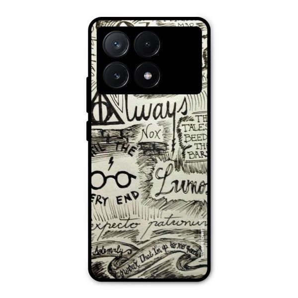 Doodle Art Metal Back Case for Poco X6 Pro