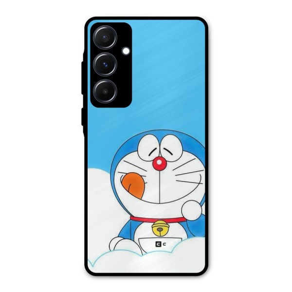 Doremon On Clouds Metal Back Case for Galaxy A55