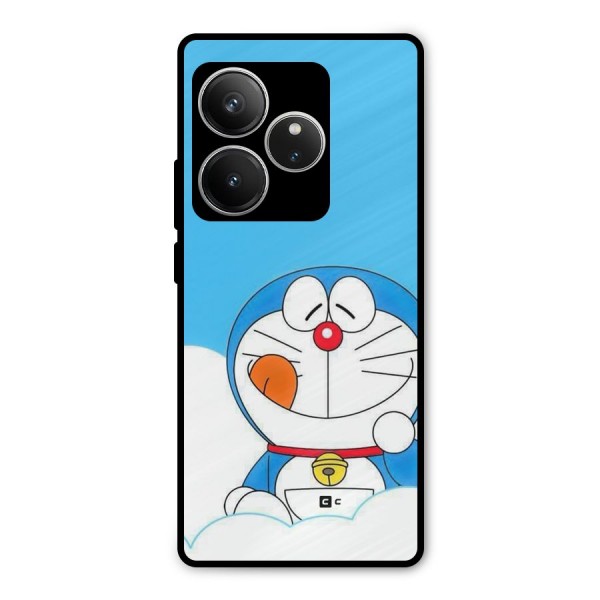 Doremon On Clouds Metal Back Case for Realme GT 6
