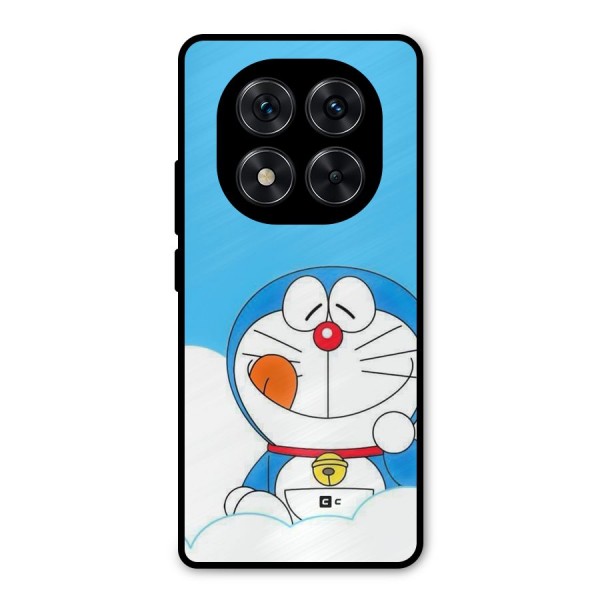 Doremon On Clouds Metal Back Case for Redmi Note 14 Pro 5G