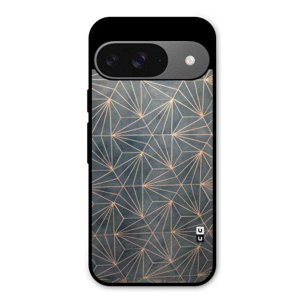 Dotted Lines Pattern Metal Back Case for Google Pixel 9
