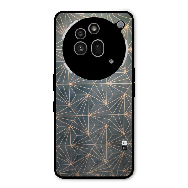 Dotted Lines Pattern Metal Back Case for Nothing Phone 3a Pro