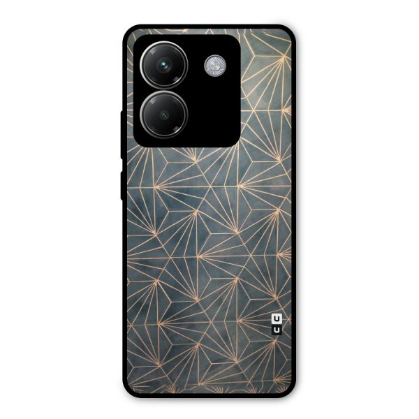 Dotted Lines Pattern Metal Back Case for Poco M7 Pro 5G