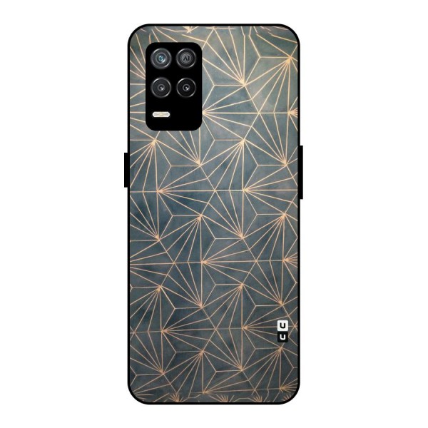Dotted Lines Pattern Metal Back Case for Realme 9 5G