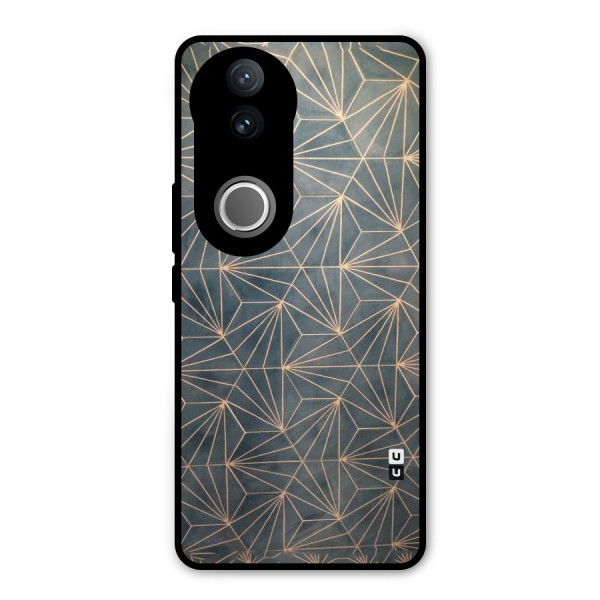 Dotted Lines Pattern Metal Back Case for Vivo V50e