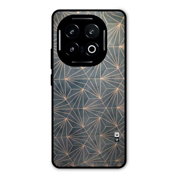 Dotted Lines Pattern Metal Back Case for iQOO 13