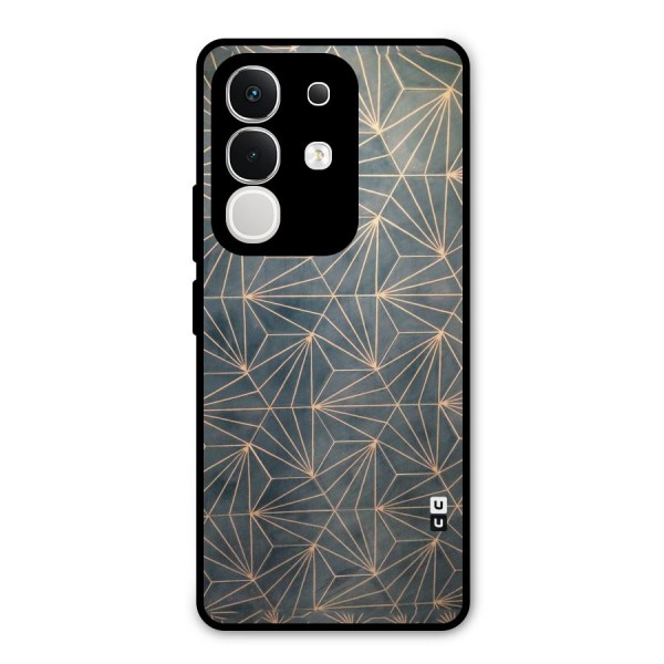 Dotted Lines Pattern Metal Back Case for iQOO Z10x