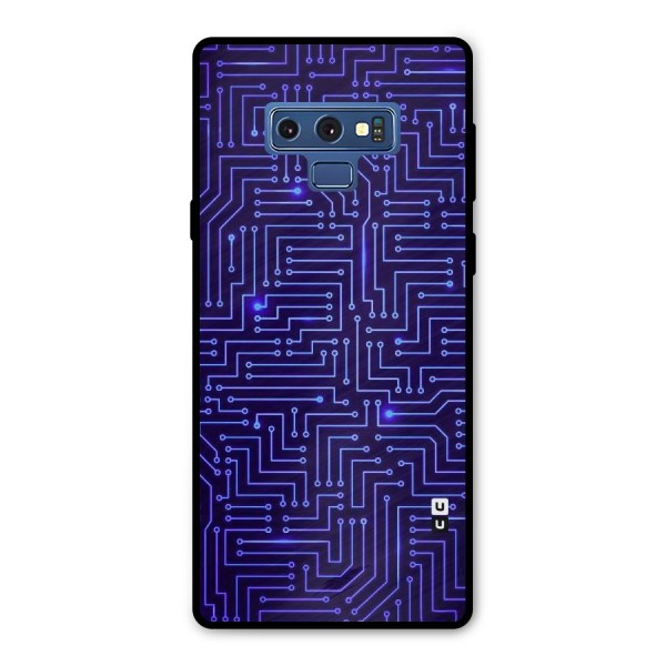 Dotting Lines Metal Back Case for Galaxy Note 9