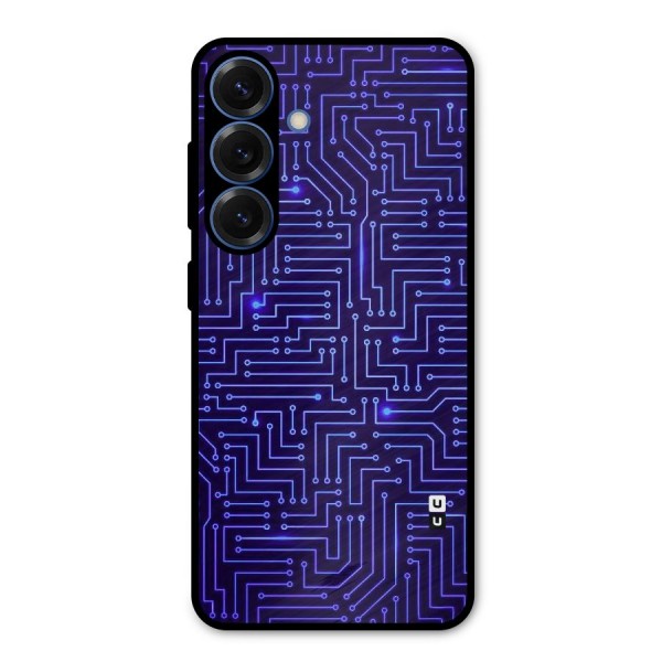 Dotting Lines Metal Back Case for Galaxy S25