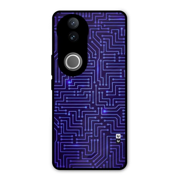 Dotting Lines Metal Back Case for iQOO Z10R