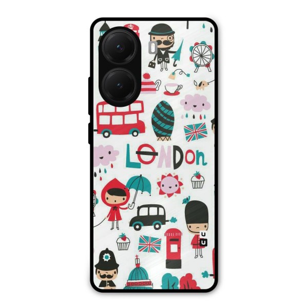 Double Decker Metal Back Case for Poco X7 Pro