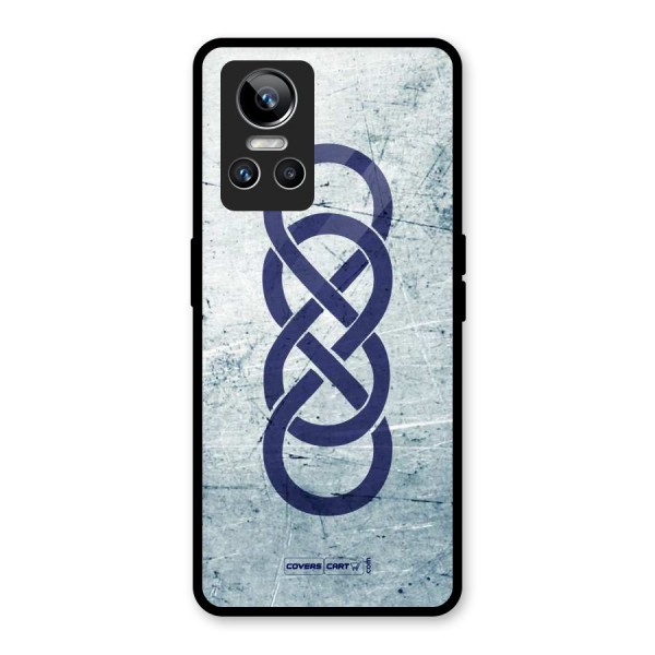 Double Infinity Rough Glass Back Case for Realme GT Neo 3