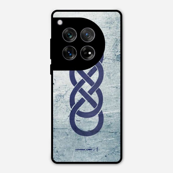 Double Infinity Rough Metal Back Case for OnePlus 12