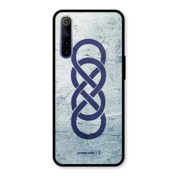 Double Infinity Rough Metal Back Case for Realme 6