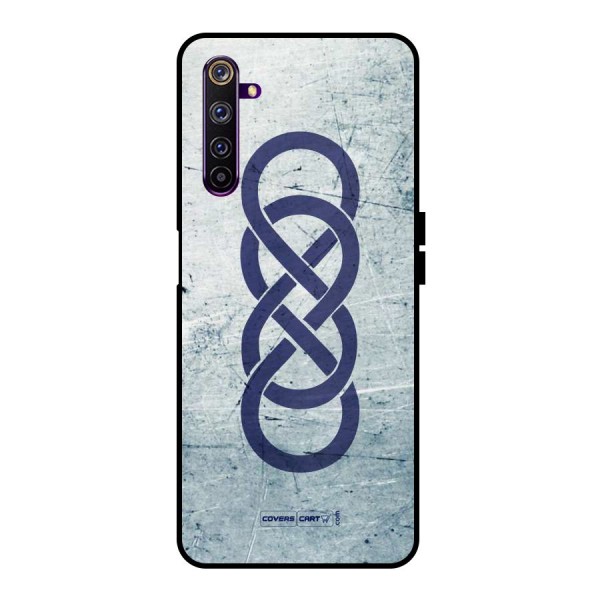 Double Infinity Rough Metal Back Case for Realme 6 Pro
