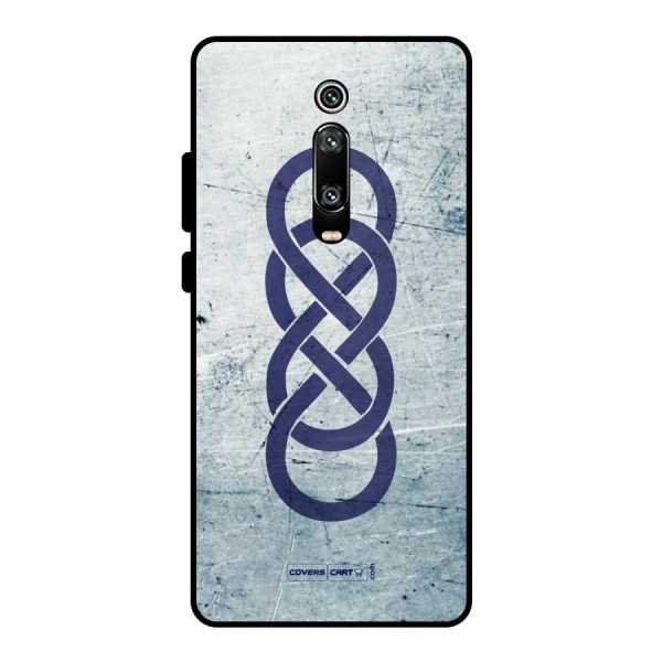 Double Infinity Rough Metal Back Case for Redmi K20 Pro