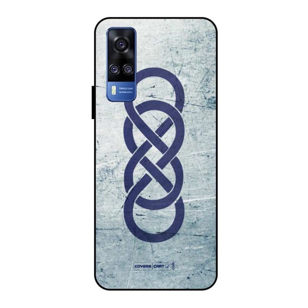Double Infinity Rough Metal Back Case for Vivo Y51