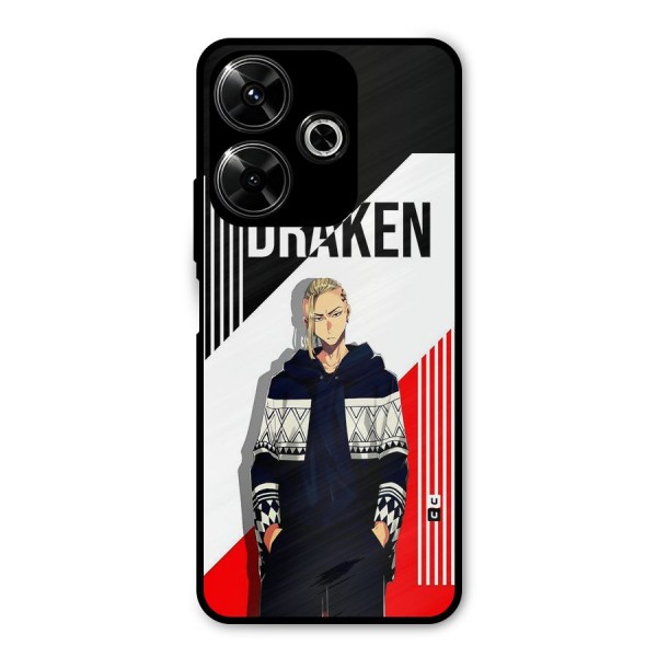 Draken Bhai Metal Back Case for Poco M6 Plus