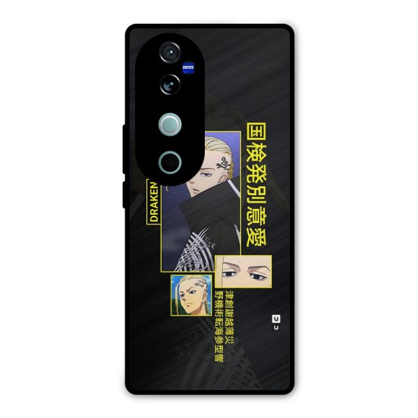 Draken Manji Gang Metal Back Case for Vivo V40 Pro