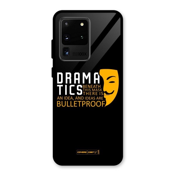 Dramatics Glass Back Case for Galaxy S20 Ultra