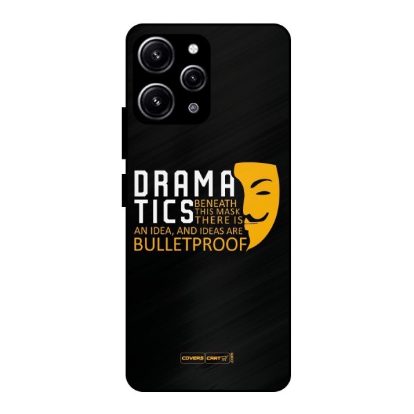 Dramatics Glass Back Case for Redmi 12 4G