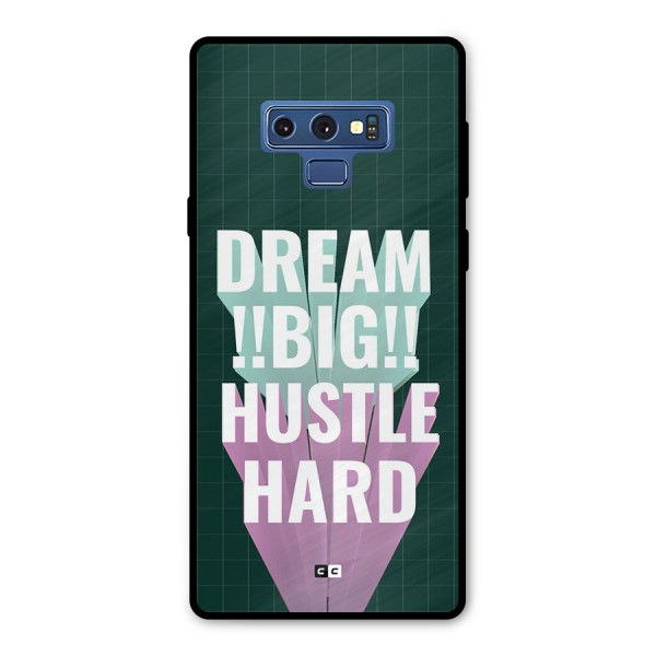 Dream Bigger Metal Back Case for Galaxy Note 9