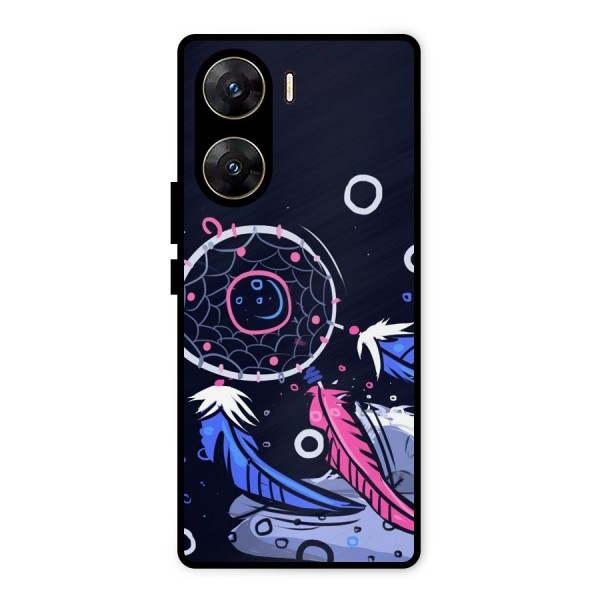 Dream Catcher Minimal Metal Back Case for Vivo V29e