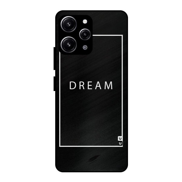 Dream Classic Glass Back Case for Redmi 12 4G