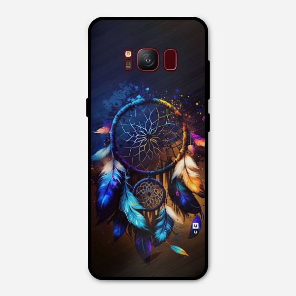 Dream Feather Metal Back Case for Galaxy S8