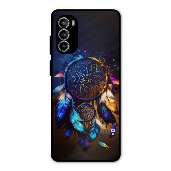 Dream Feather Metal Back Case for Moto G82