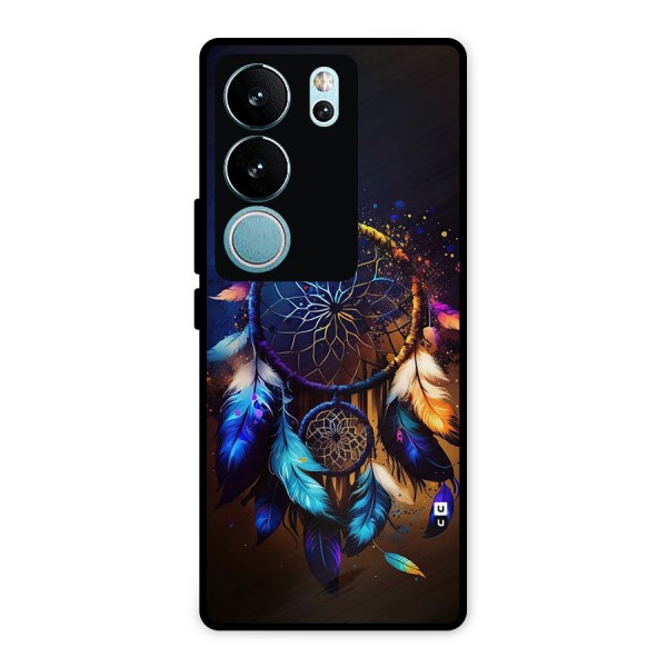 Dream Feather Metal Back Case for Vivo V29