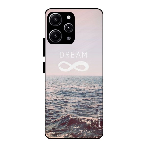 Dream Infinity Glass Back Case for Redmi 12 4G