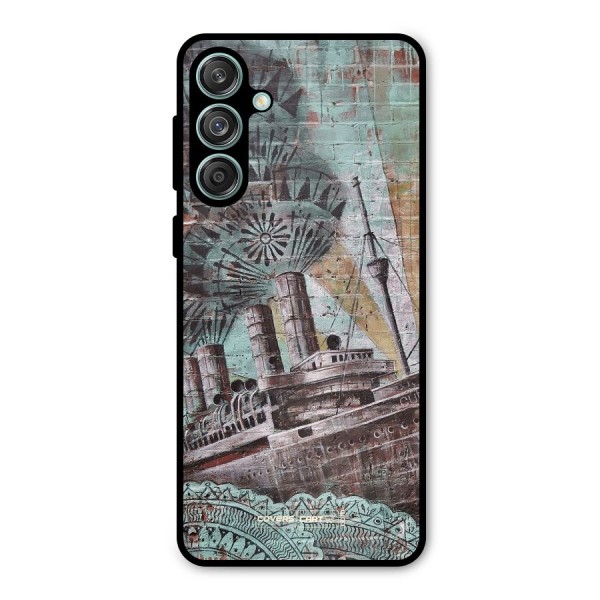 Dream Ship Metal Back Case for Galaxy M55 5G