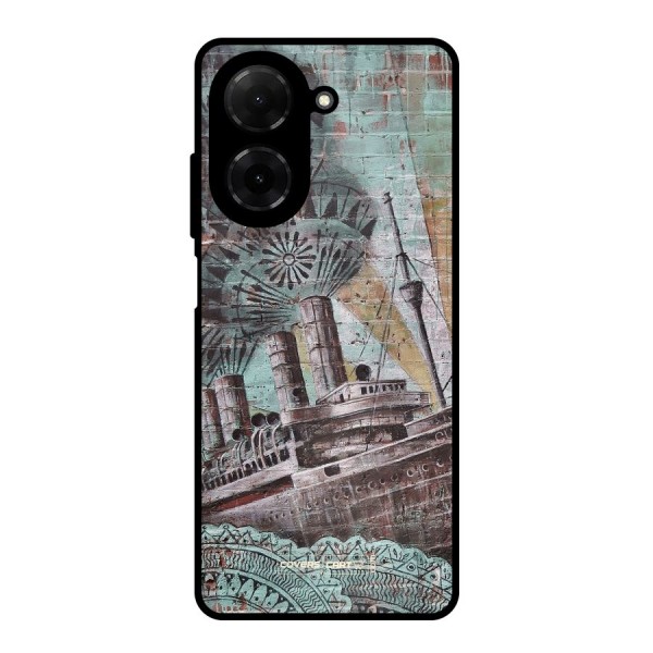 Dream Ship Metal Back Case for Poco C71