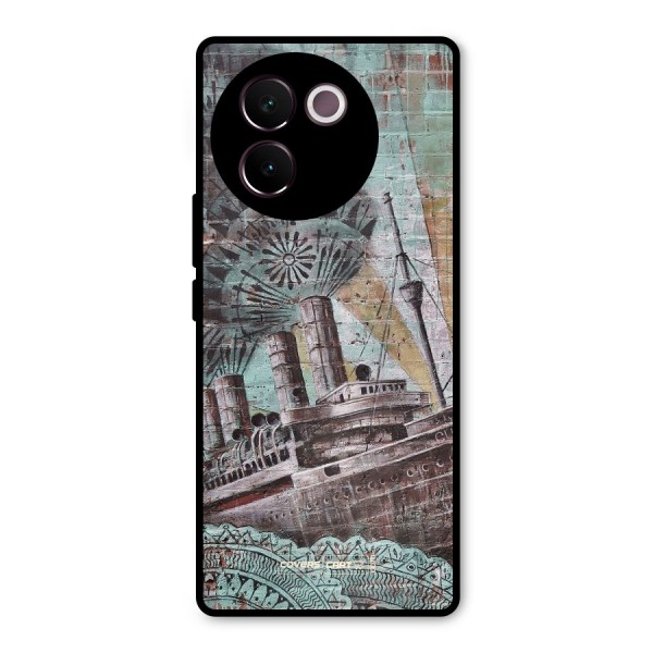 Dream Ship Metal Back Case for Vivo V30e