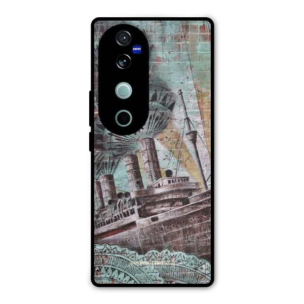 Dream Ship Metal Back Case for Vivo V40 Pro