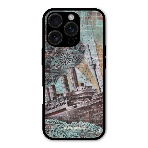 Dream Ship Metal Back Case for iPhone 16 Pro