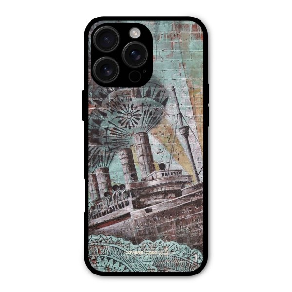 Dream Ship Metal Back Case for iPhone 16 Pro Max