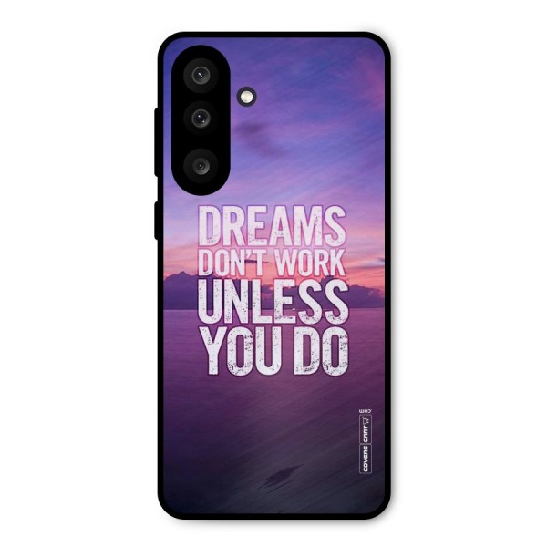 Dreams Work Metal Back Case for Galaxy M56