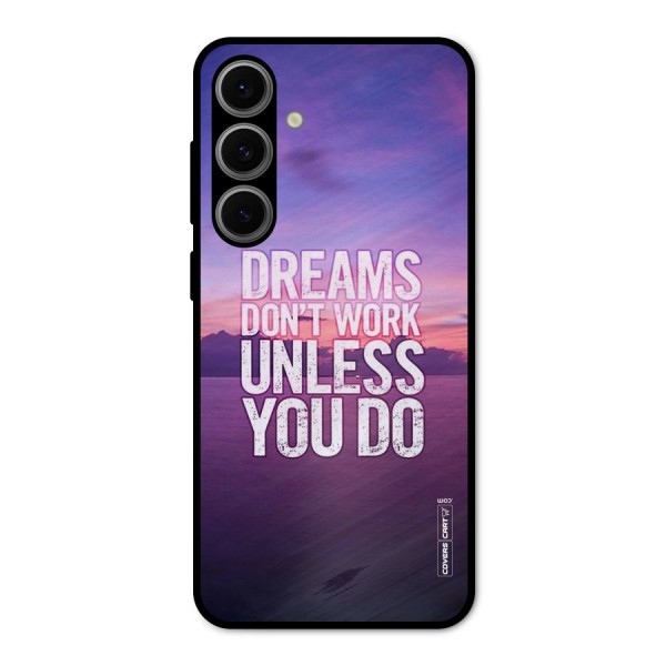 Dreams Work Metal Back Case for Galaxy S24 FE