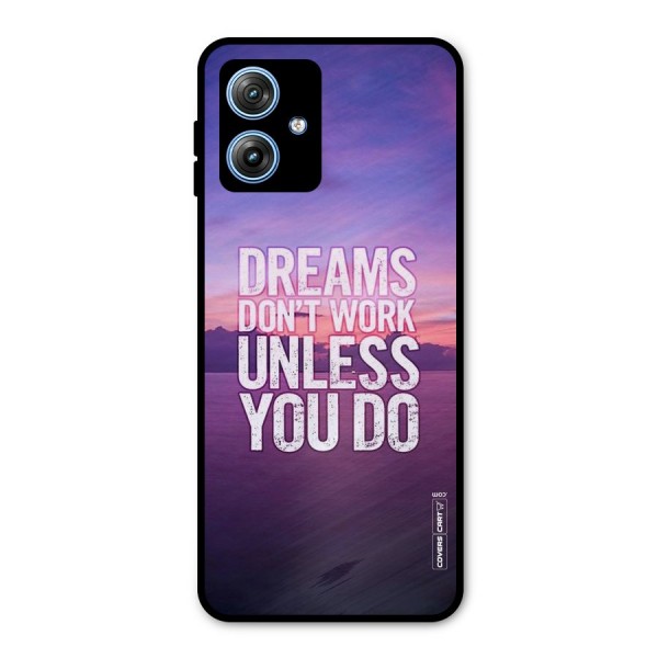 Dreams Work Metal Back Case for Moto G54