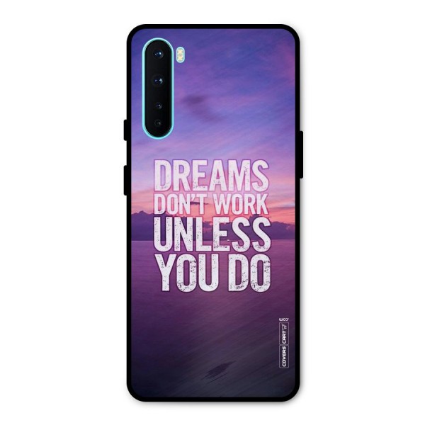 Dreams Work Metal Back Case for OnePlus Nord