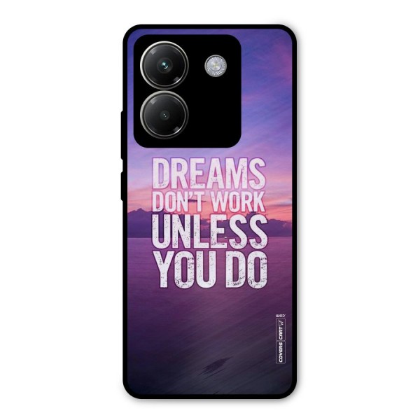 Dreams Work Metal Back Case for Poco M7 Pro 5G
