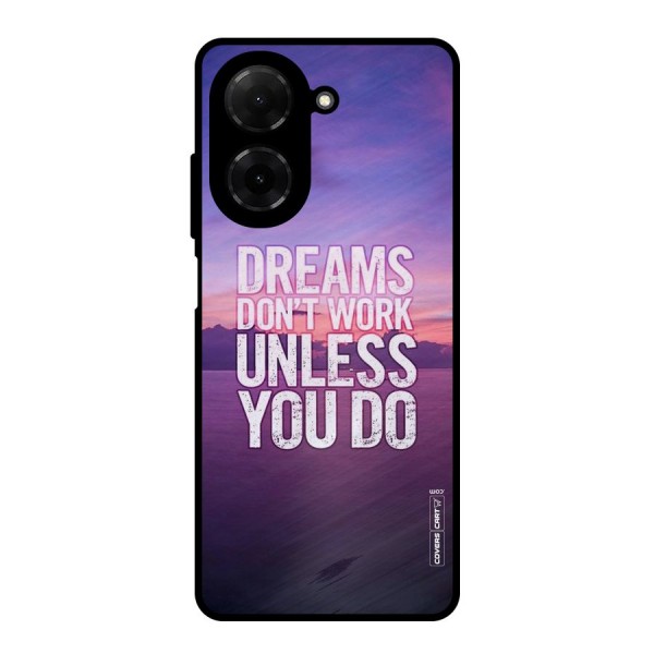 Dreams Work Metal Back Case for Redmi A5 4G