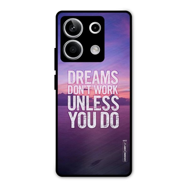 Dreams Work Metal Back Case for Redmi Note 13 5G