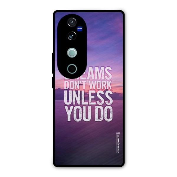 Dreams Work Metal Back Case for Vivo V40 Pro